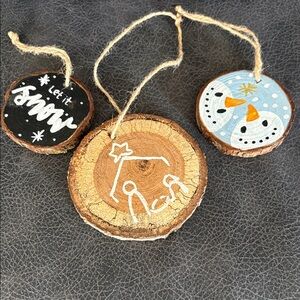 Hand painted ornaments